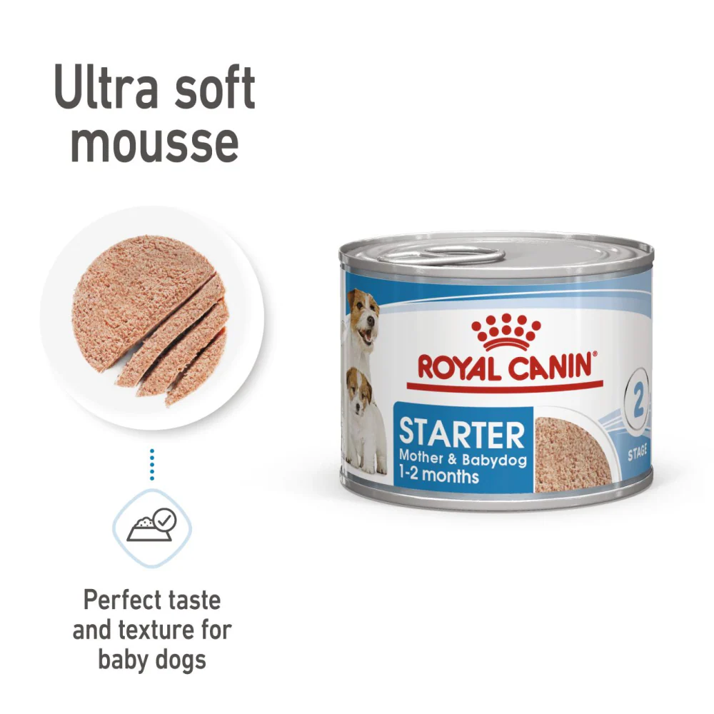 Royal Canin Mousse Mother and Baby Starter Dog Wet Food - Image 6