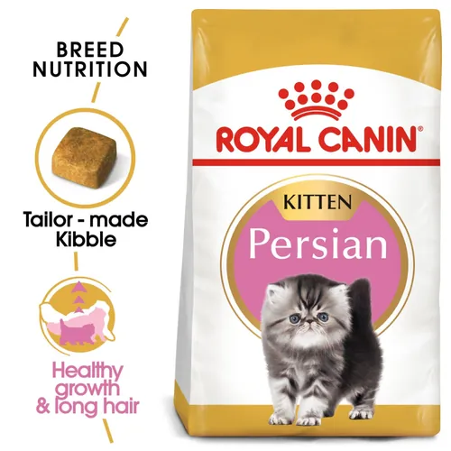 Royal Canin Persian Dry Food and Gravy Kitten Cat Wet Food Combo - Image 2