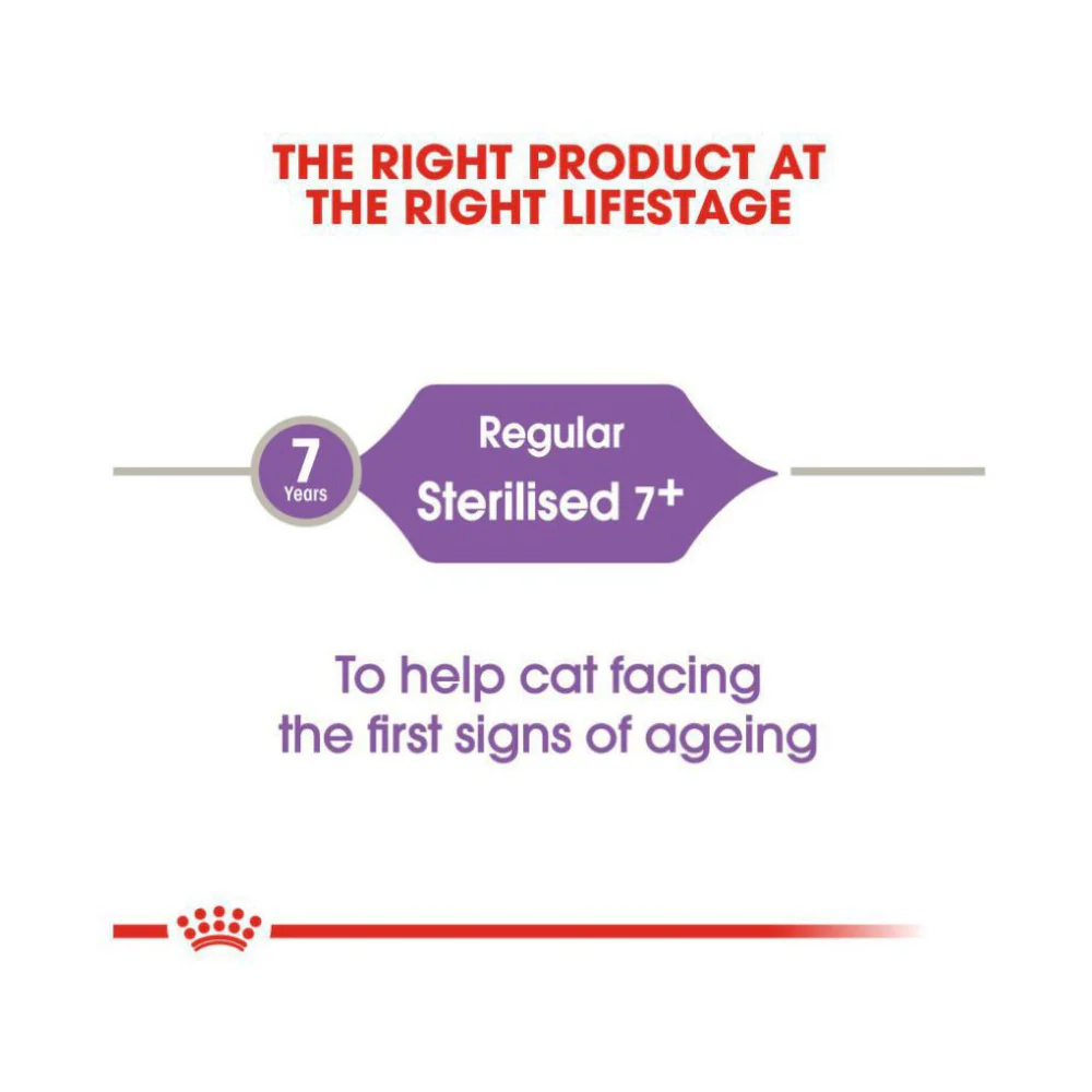 Royal Canin Regular Sterilised/Neutered 7+ Adult Cat Dry Food - Image 6