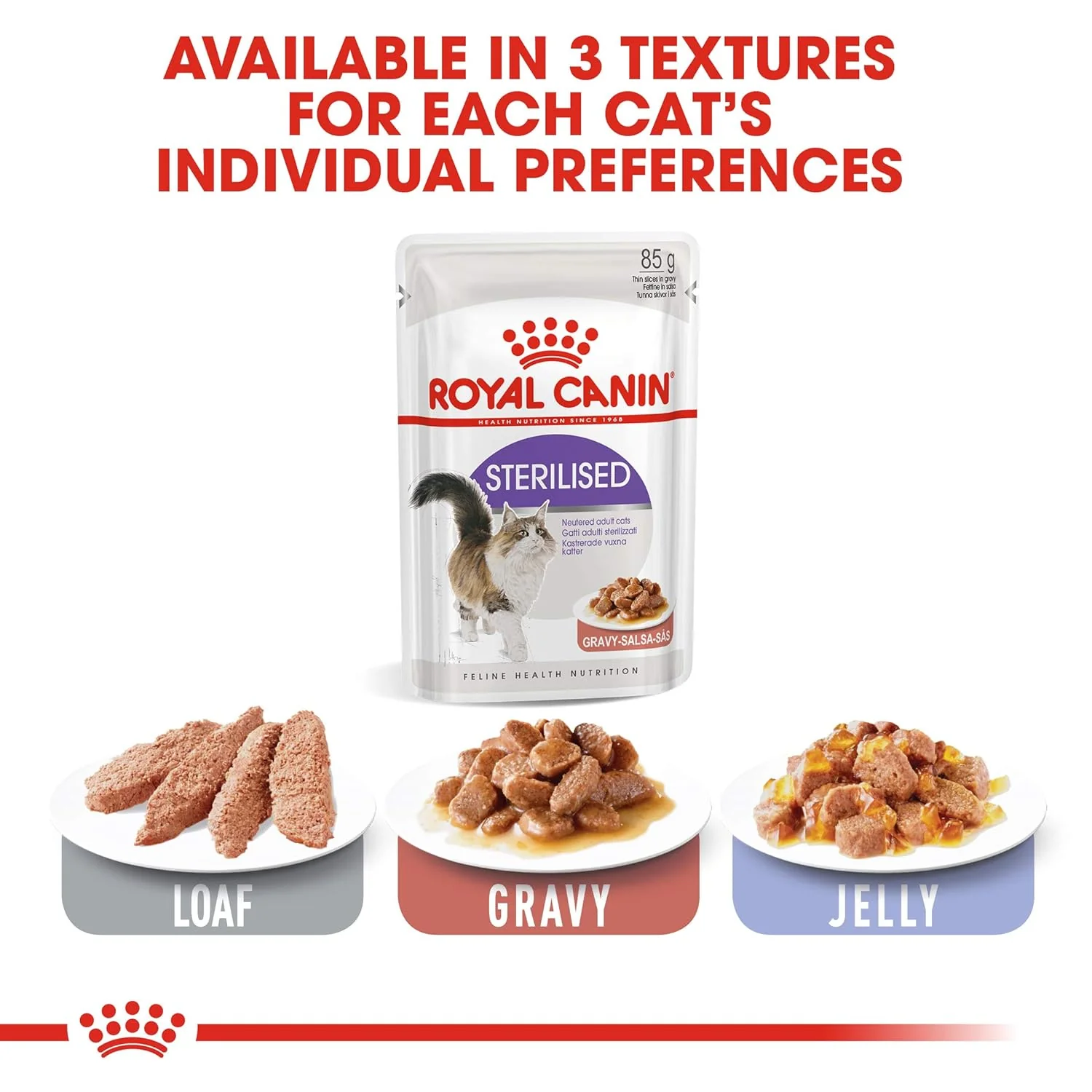 Royal Canin Sterilised/Neutered Gravy Adult Cat Wet Food - Image 4