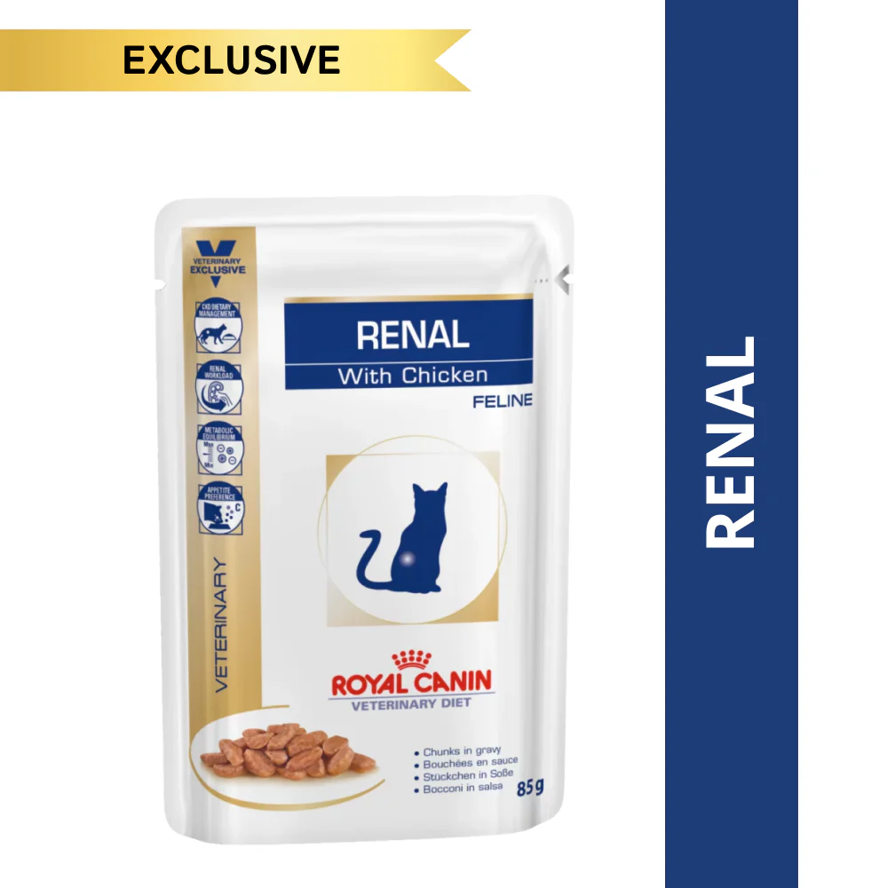 Royal Canin Veterinary Diet Renal Chicken Adult Cat Wet Food - Image 2
