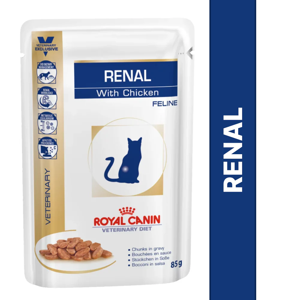 Royal Canin Veterinary Diet Renal Chicken Adult Cat Wet Food - Image 3