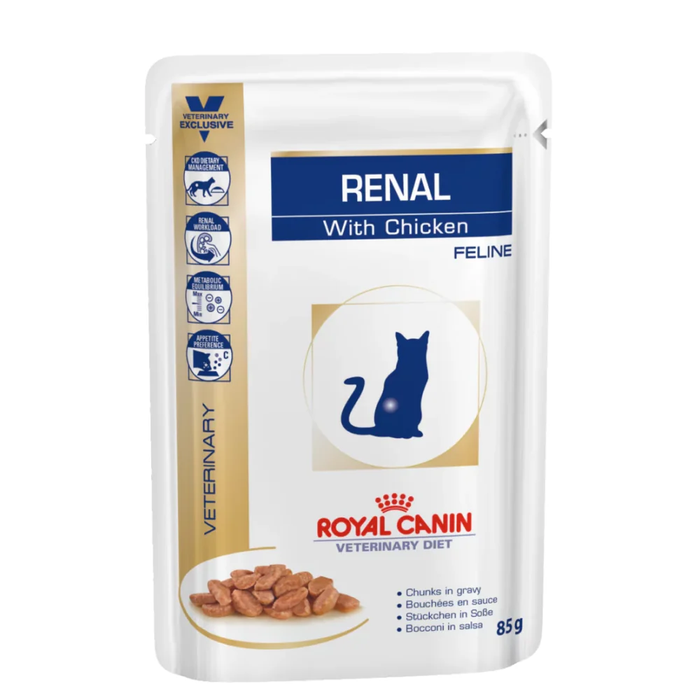 Royal Canin Veterinary Diet Renal Chicken Adult Cat Wet Food - Image 4