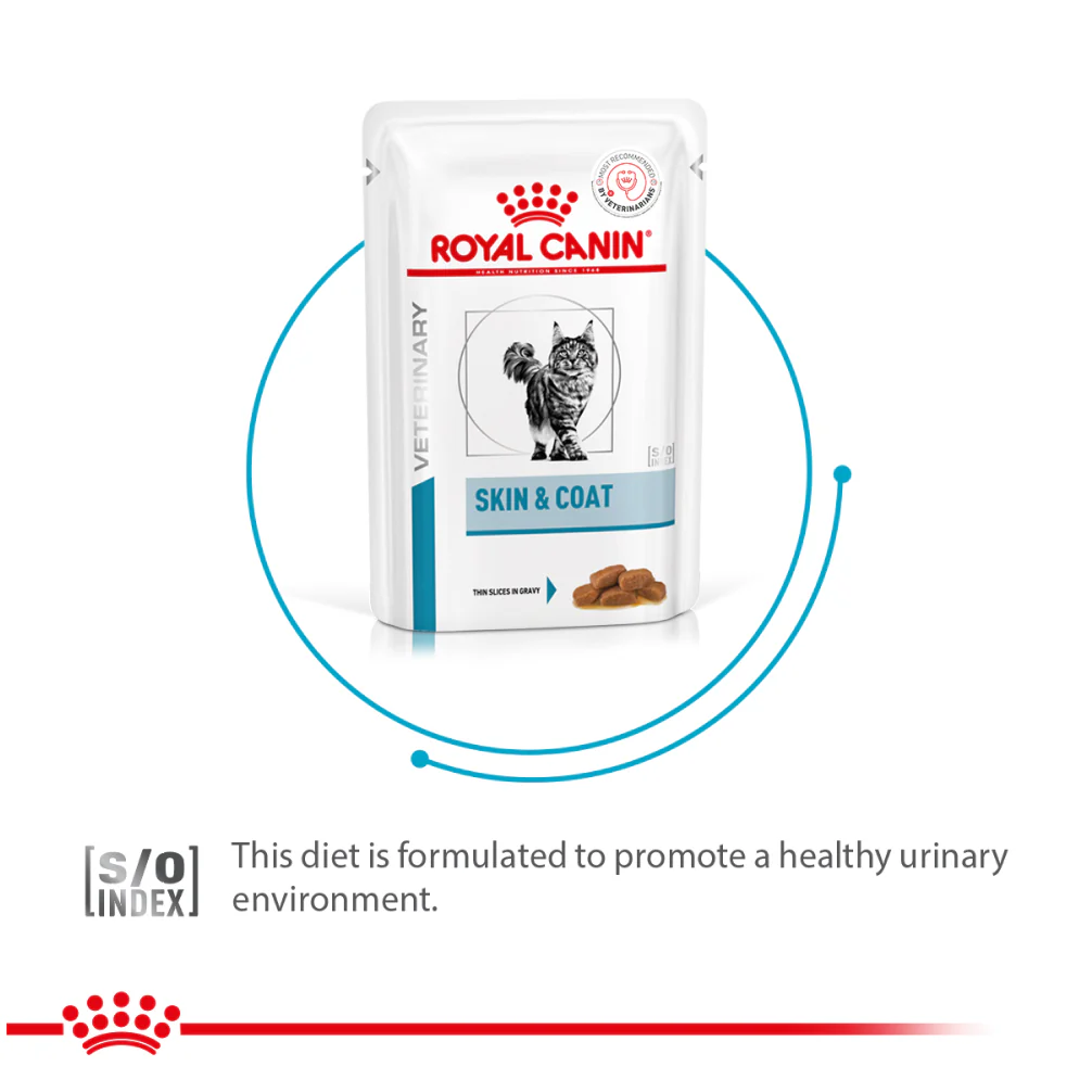 Royal Canin Veterinary Diet Skin & Coat Cat Wet Food - Image 2