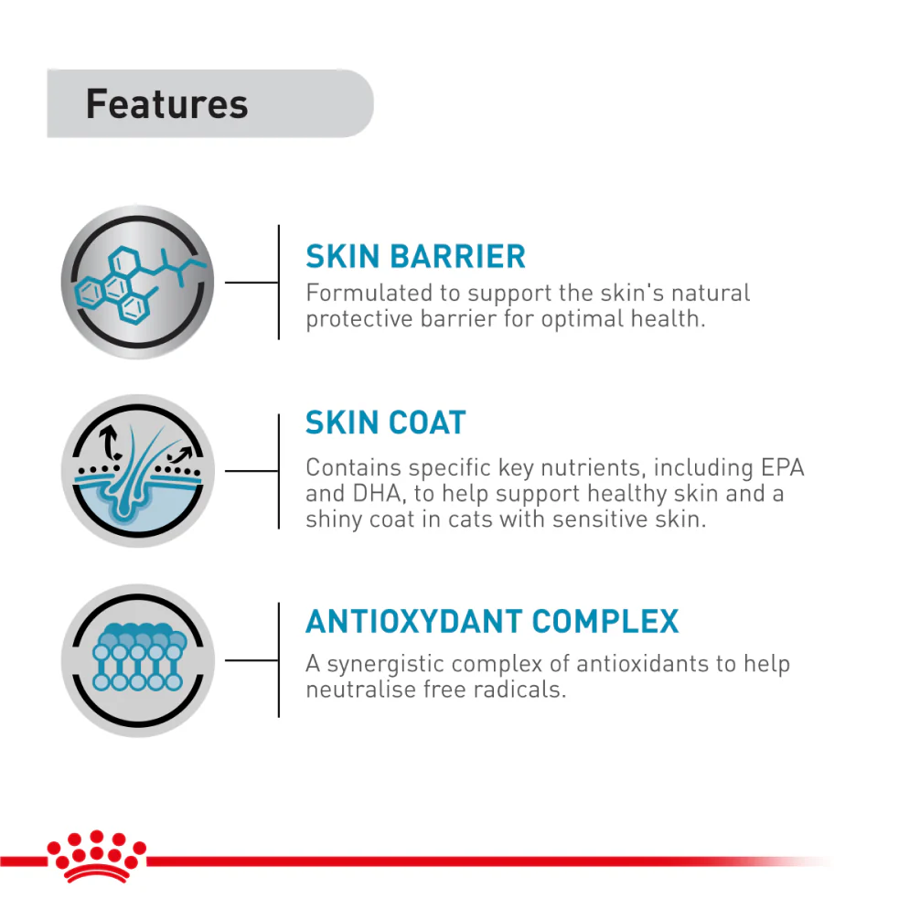 Royal Canin Veterinary Diet Skin & Coat Cat Wet Food - Image 5