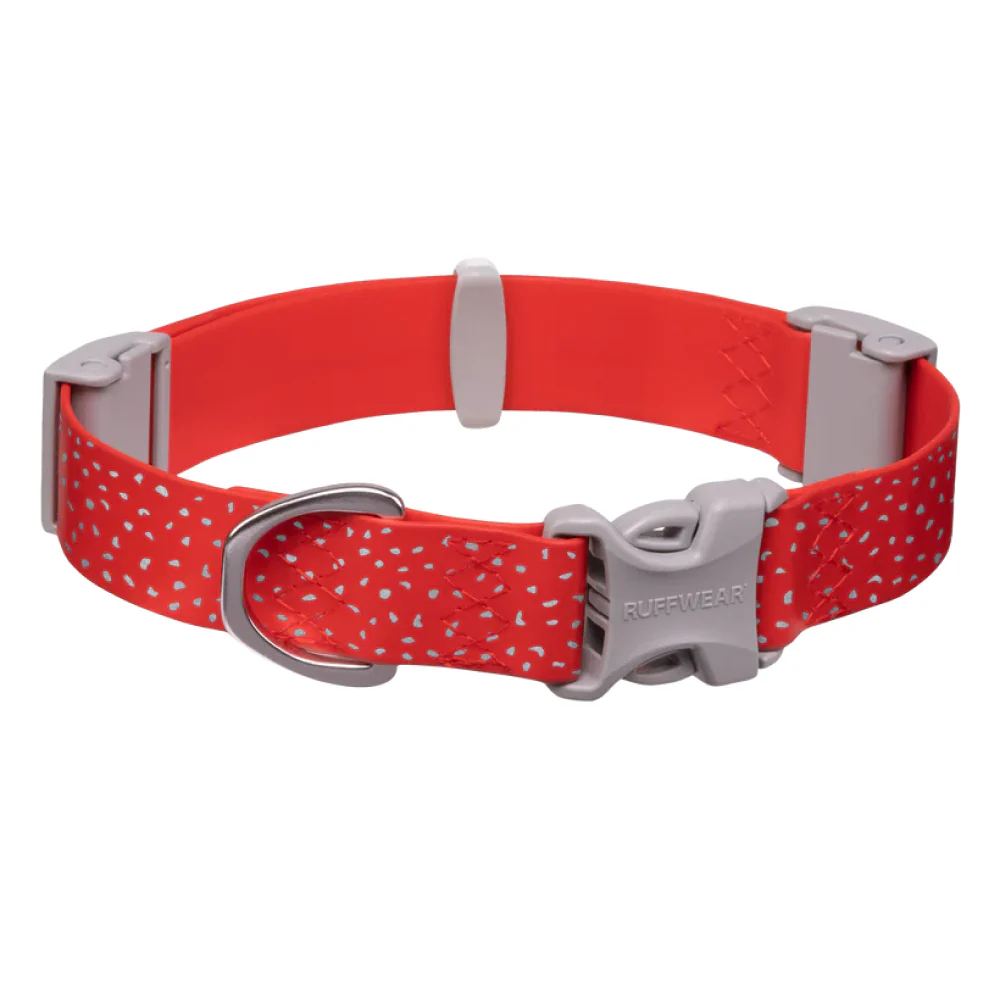 Ruffwear Confluence Waterproof Collar for Dogs (Red Sumac) - Image 4
