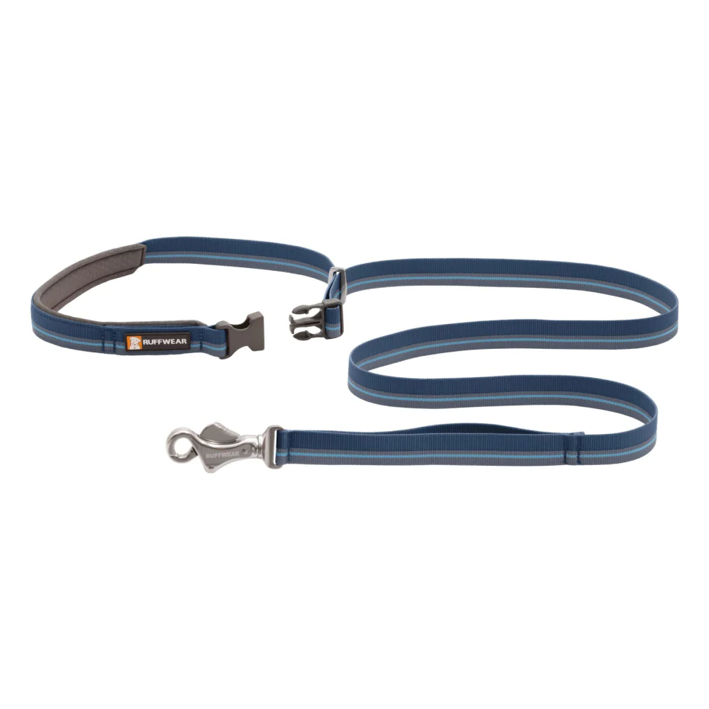 Ruffwear Flat Out Leash for Dogs (Blue Horizon) - Image 3
