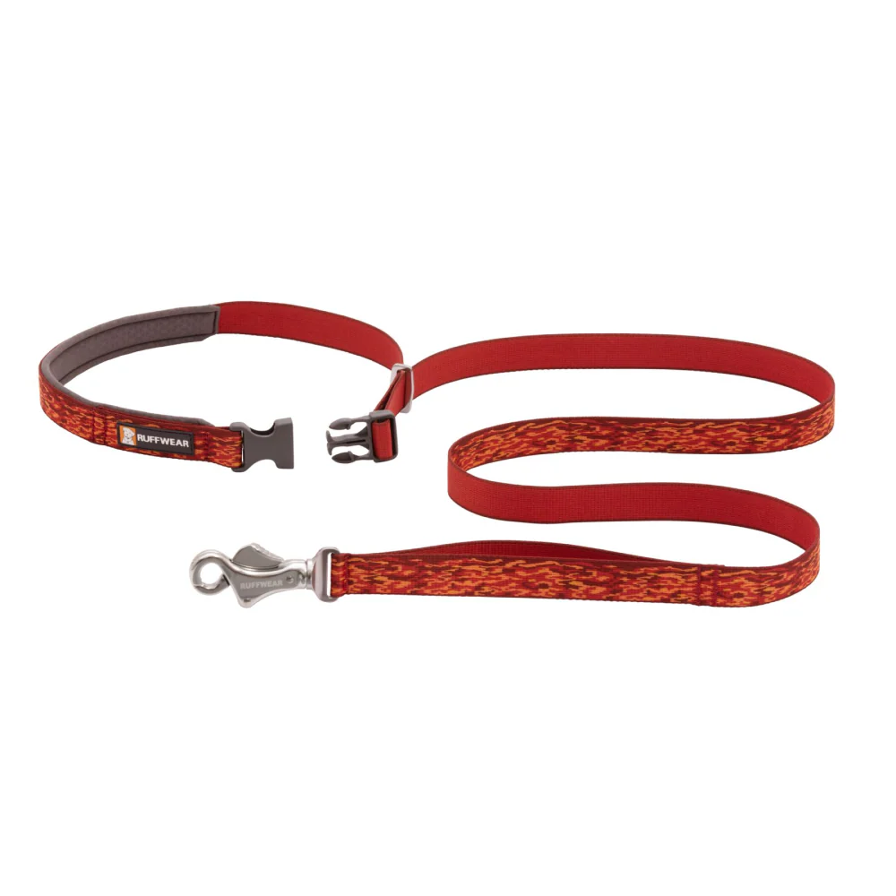 Ruffwear Flat Out Leash for Dogs (Ember Distortion) - Image 3