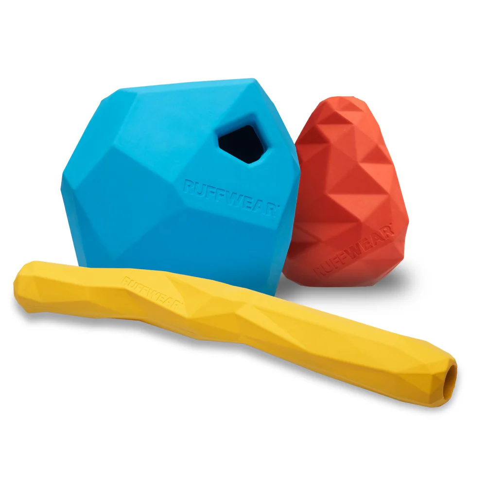 Ruffwear Gnawt a Cone Toy for Dogs (Dandeliion Yellow) - Image 3