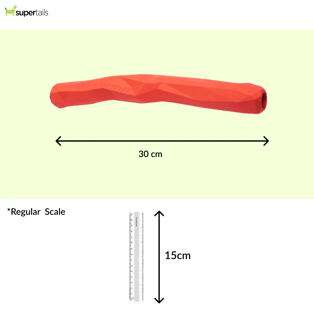 Ruffwear Gnawt a Stick Toy for Dogs (Sockeye Red) - Image 2
