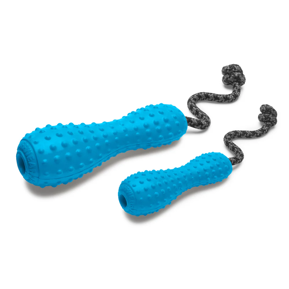 Ruffwear Gourdo Rubber Throw Toy for Dogs (Metolius Blue) - Image 3