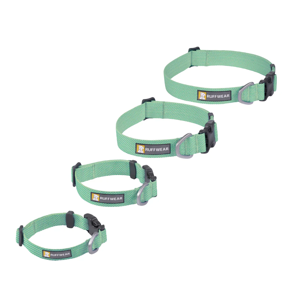 Ruffwear Hi & Light Lightweight Collar for Dogs (Sage Green) - Image 4