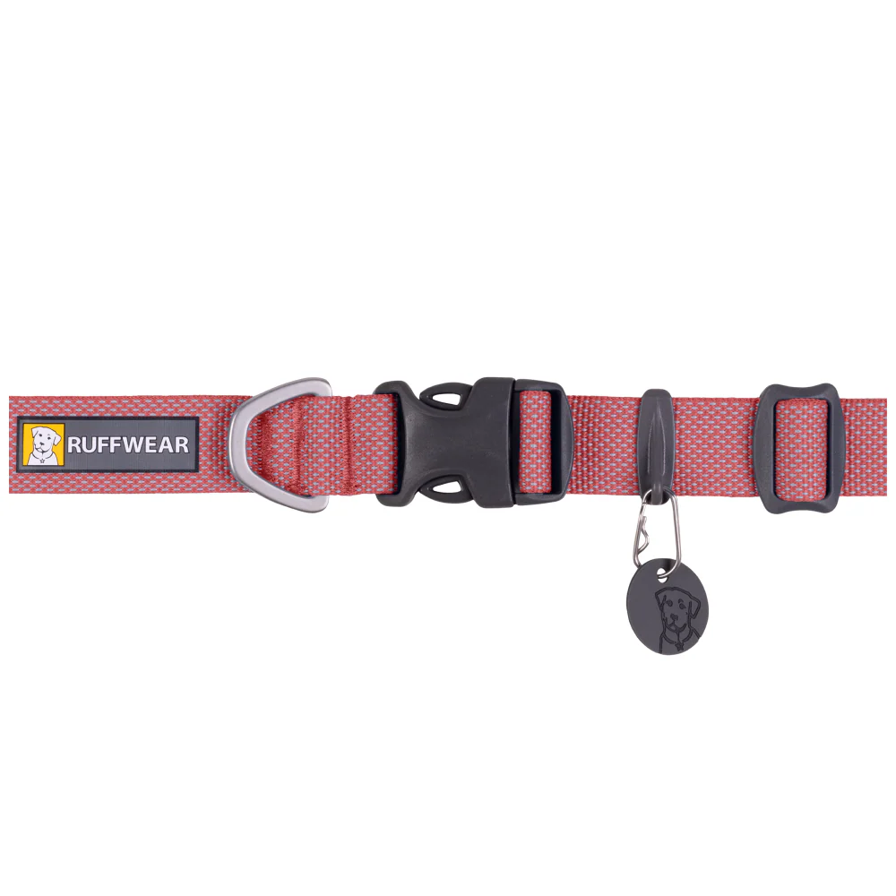 Ruffwear Hi & Light Lightweight Collar for Dogs (Salmon Pink) - Image 3