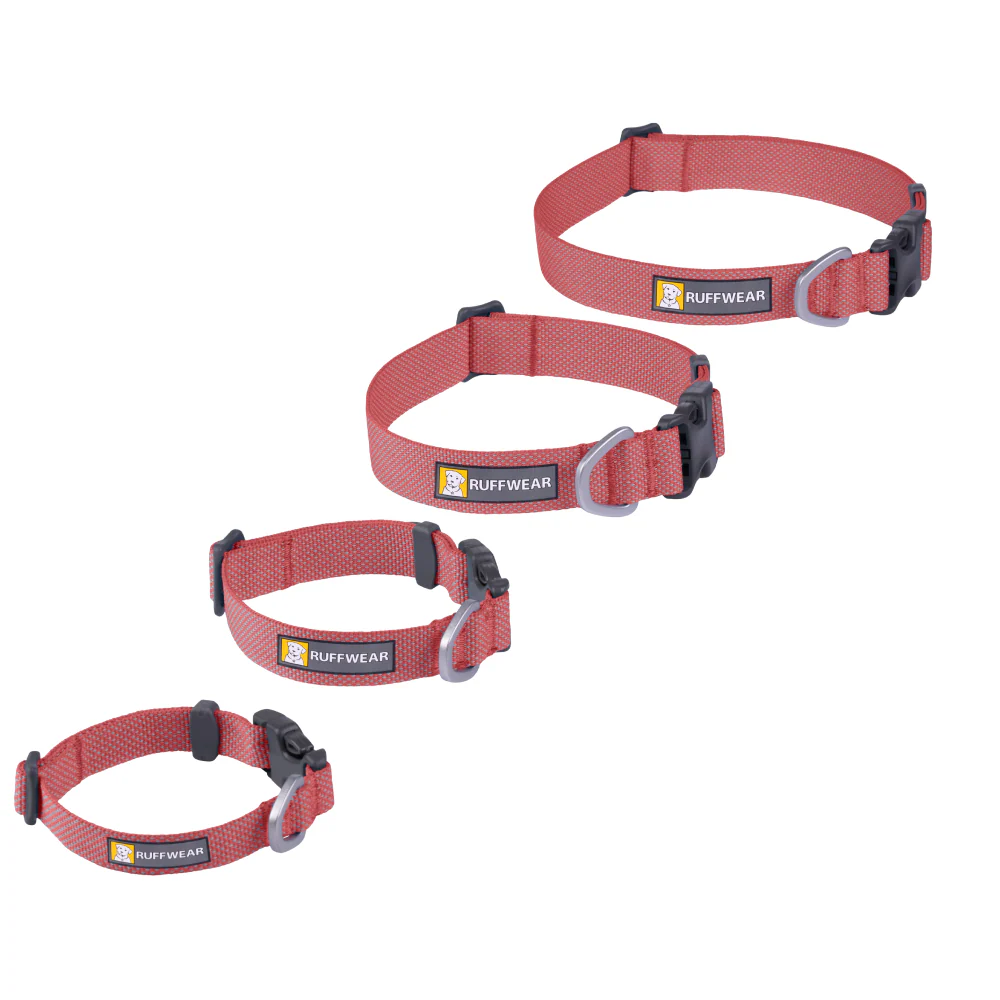 Ruffwear Hi & Light Lightweight Collar for Dogs (Salmon Pink) - Image 4