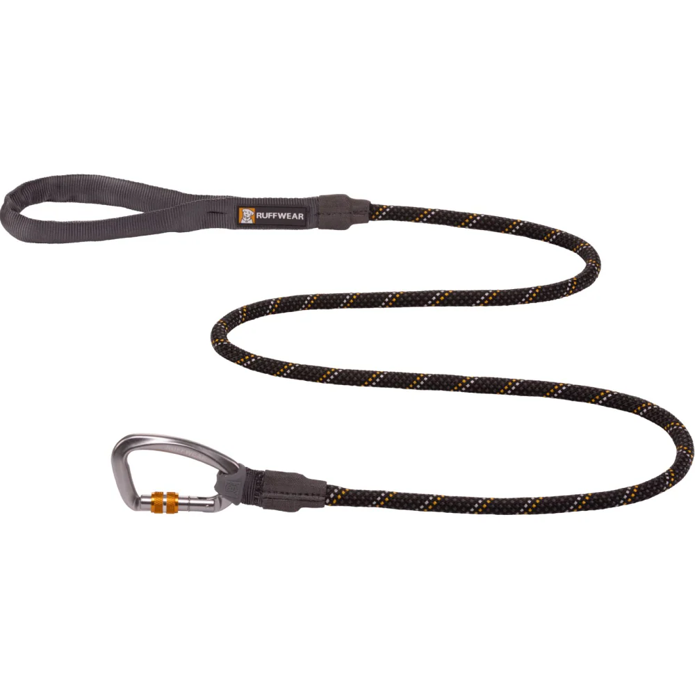 Ruffwear Knot a Leash Rope Leash for Dogs (Obsidian Black)