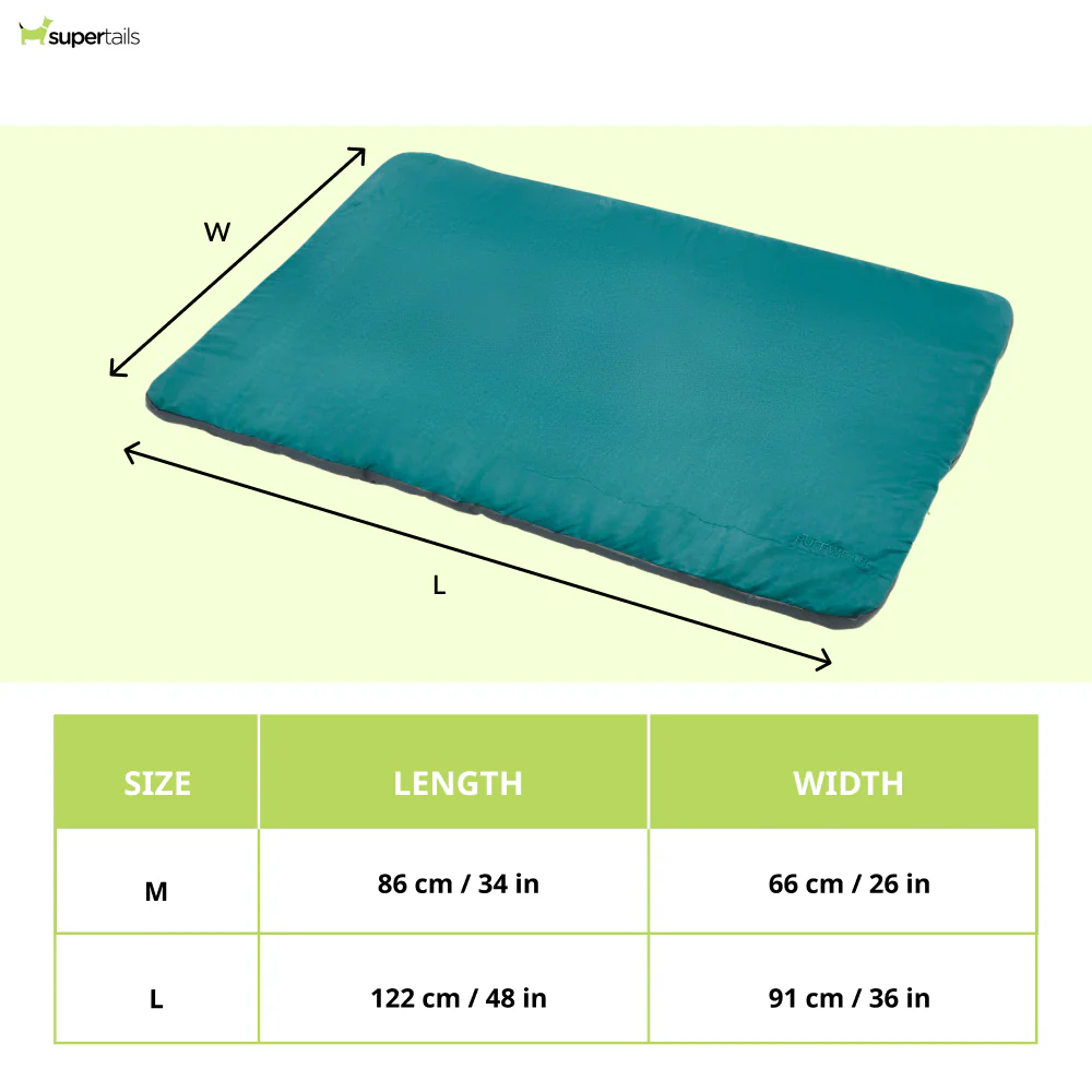 Ruffwear Mt. Bachelor Portable Pad Bed for Dogs (Tumalo Teal) - Image 2