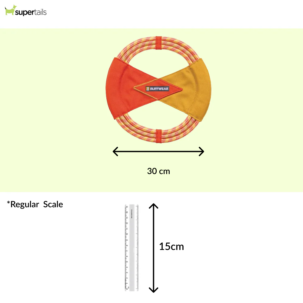 Ruffwear Pacific Ring Toy for Dogs (Sockeye Red) - Image 2