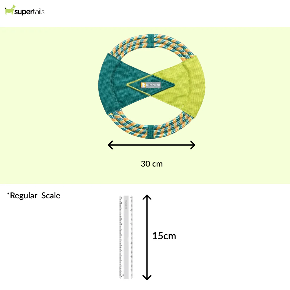 Ruffwear Pacific Ring Toy for Dogs (Tumalo Teal) - Image 2