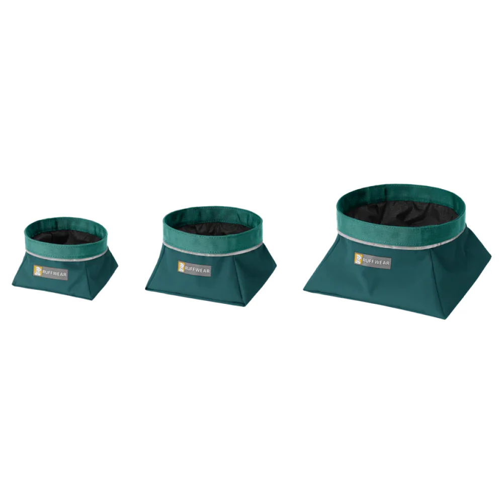Ruffwear Quencher Portable Bowl for Dogs (Tumalo Teal) - Image 2