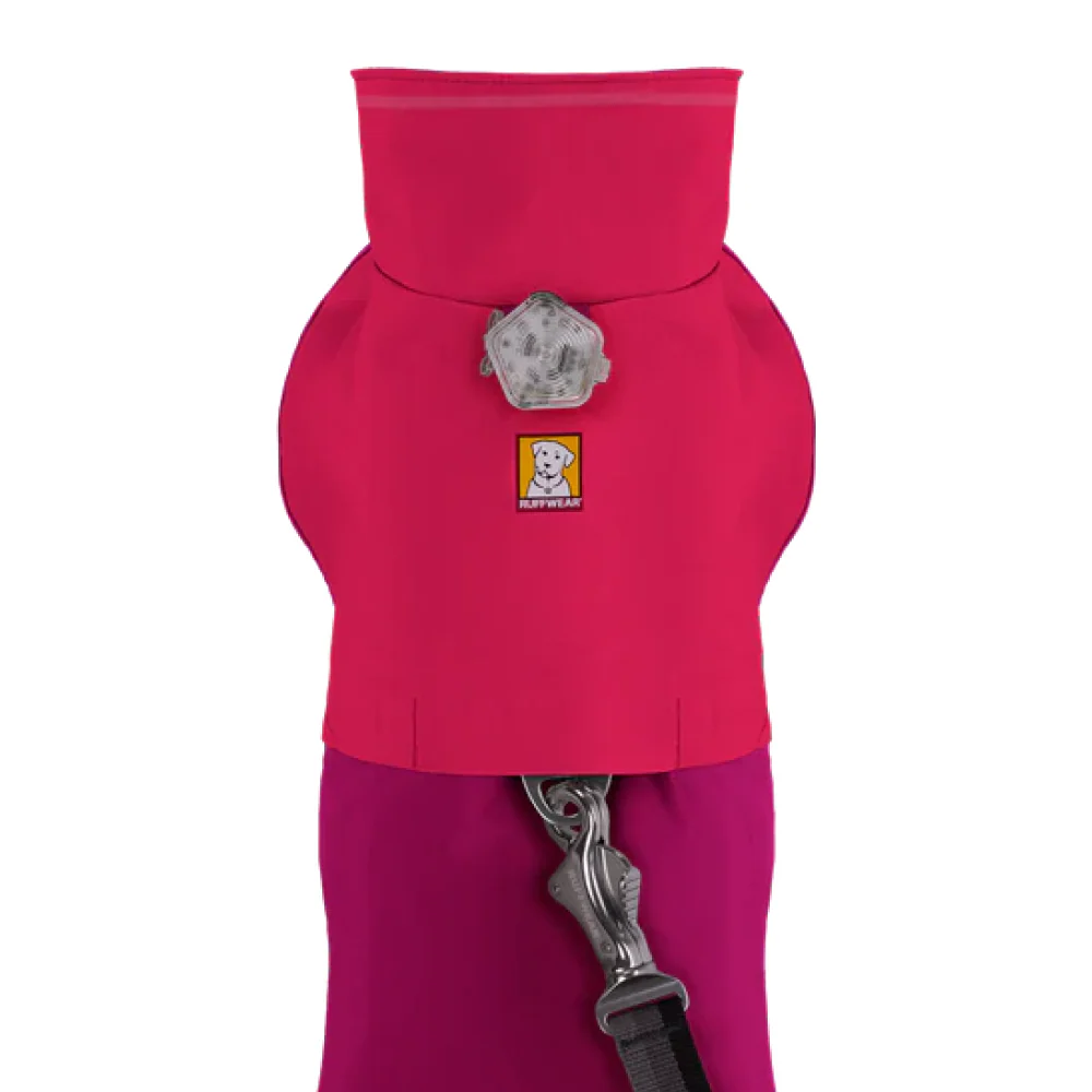 Ruffwear Sun Shower Rain Jacket for Dogs (Hibiscus Pink) - Image 5