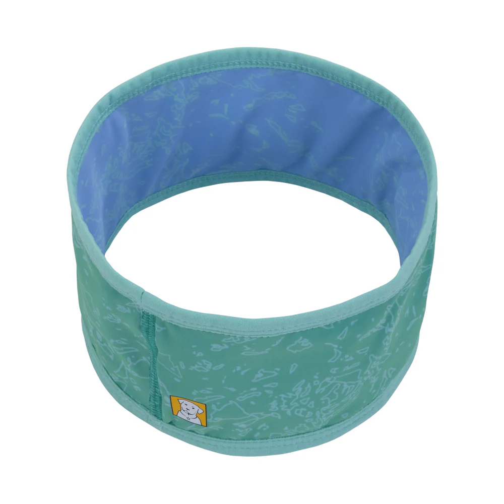 Ruffwear Swamp Cooler Neck Gaiter for Dogs (Aurora Teal/ Heliotrope Purple) - Image 4