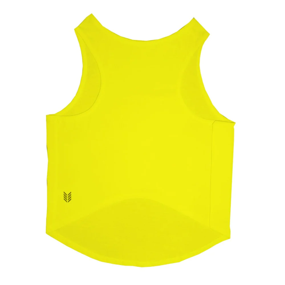 Ruse IPL "Chennai Supaw Clings" Printed Tank Jersey for Cats (Yellow) | Indian Pet League - Image 4