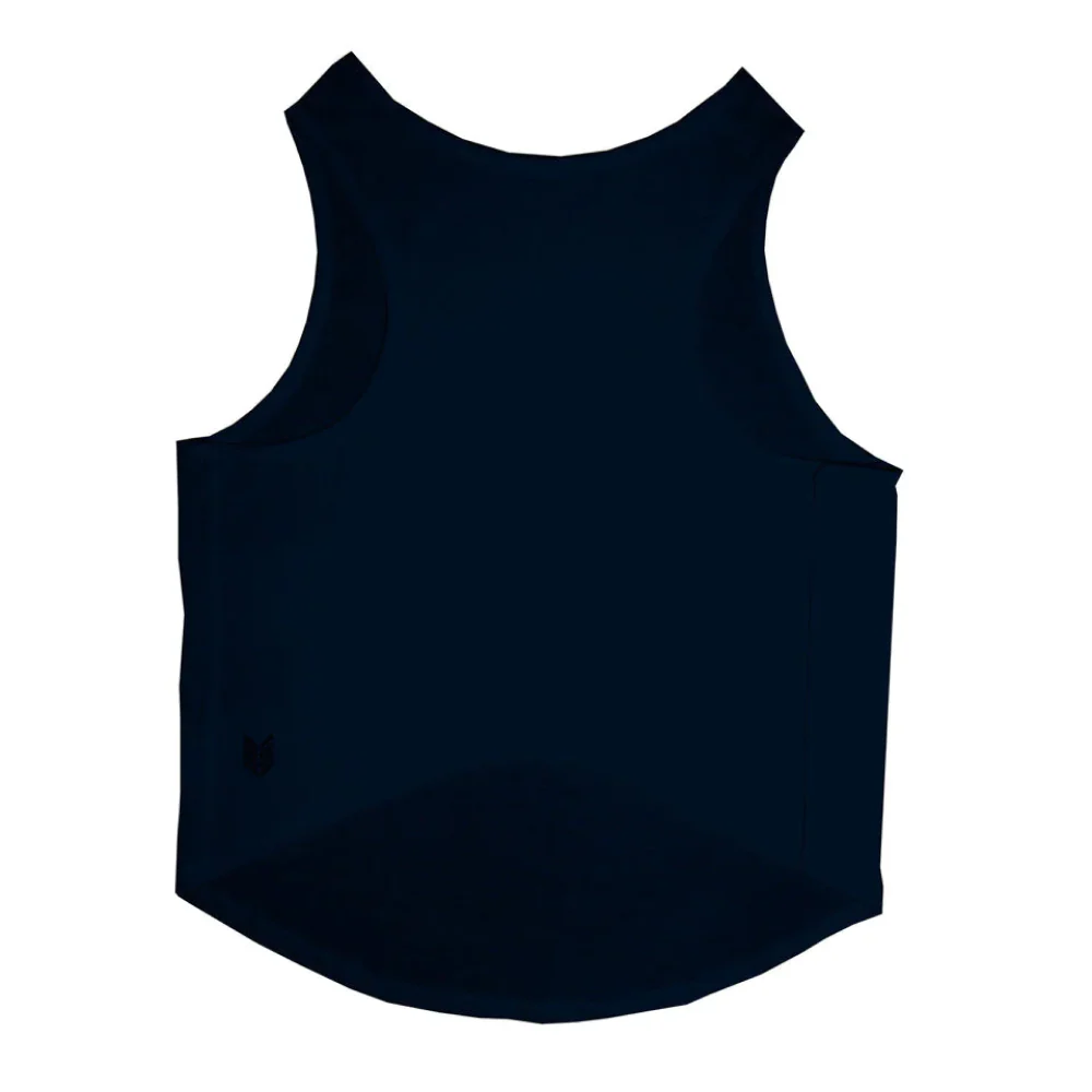 Ruse IPL "Delhi Capi Tails" Printed Tank Jersey for Cats (Navy Blue) | Indian Pet League - Image 4