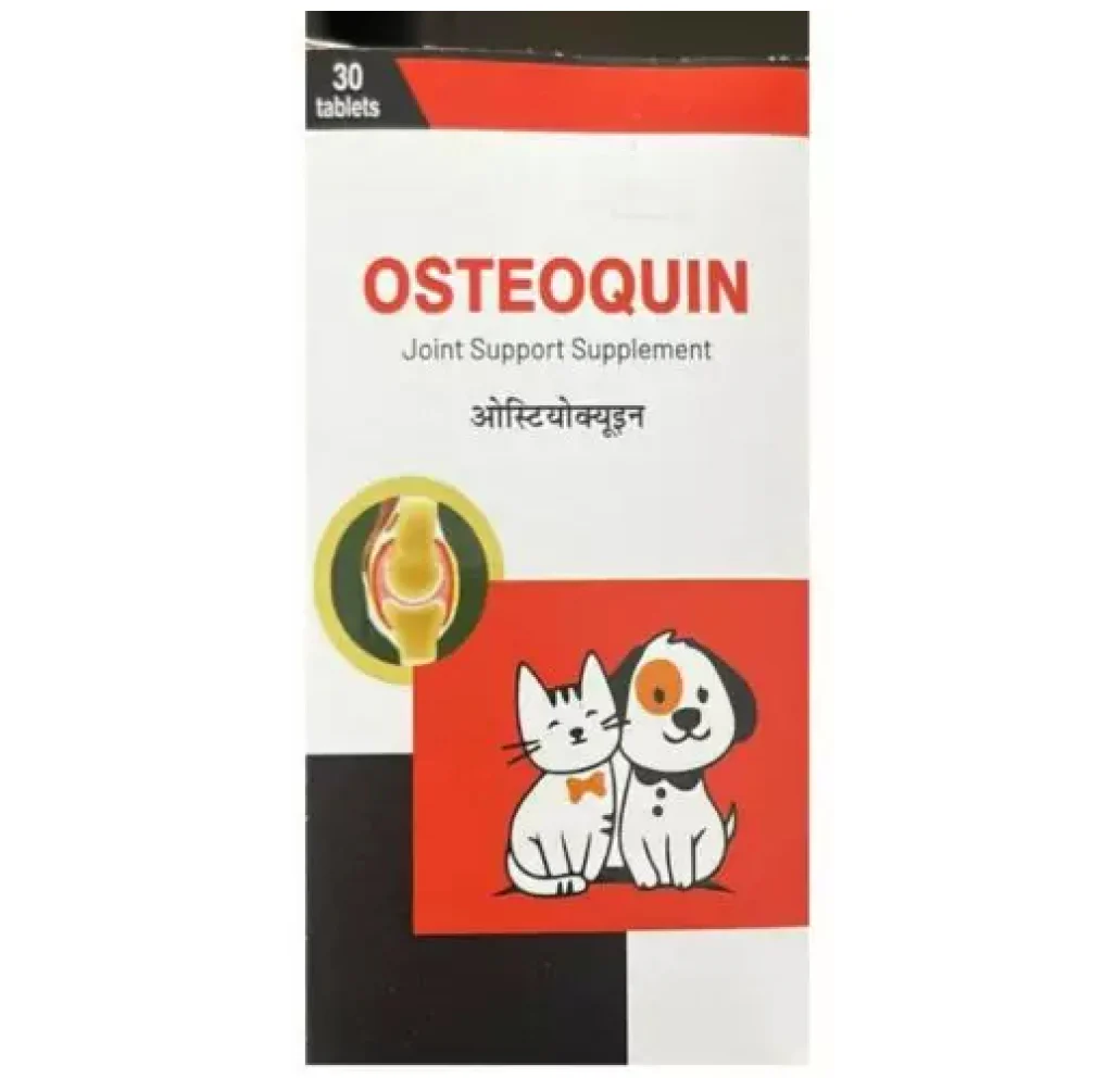 Saitrayaa Osteoquin Joint Support Supplements Tablets for Dogs and Cats (30 tablets) - Image 2