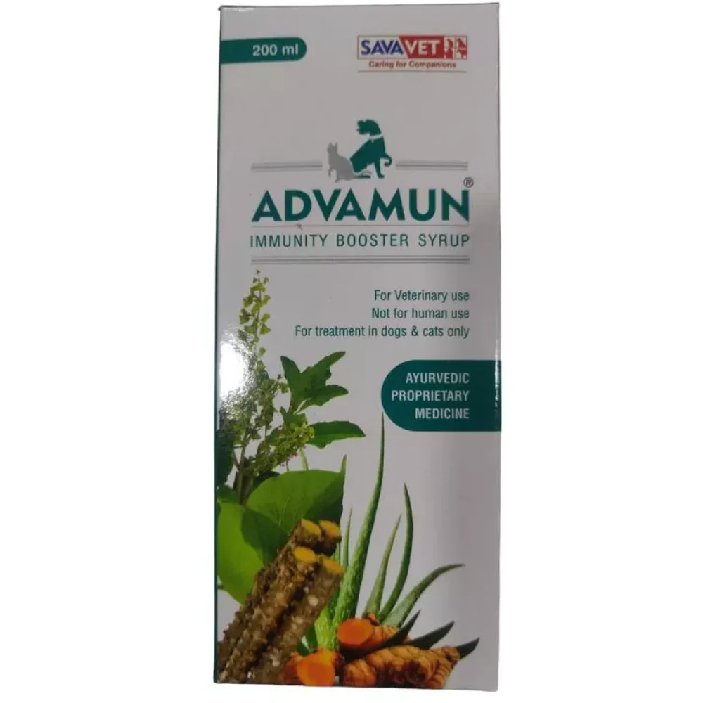 Savavet Advamun Immunity Booster Syrup for Dogs & Cats (200ml) - Image 2