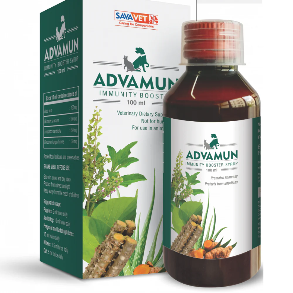 Savavet Advamun Immunity Booster Syrup for Dogs & Cats (200ml) - Image 3