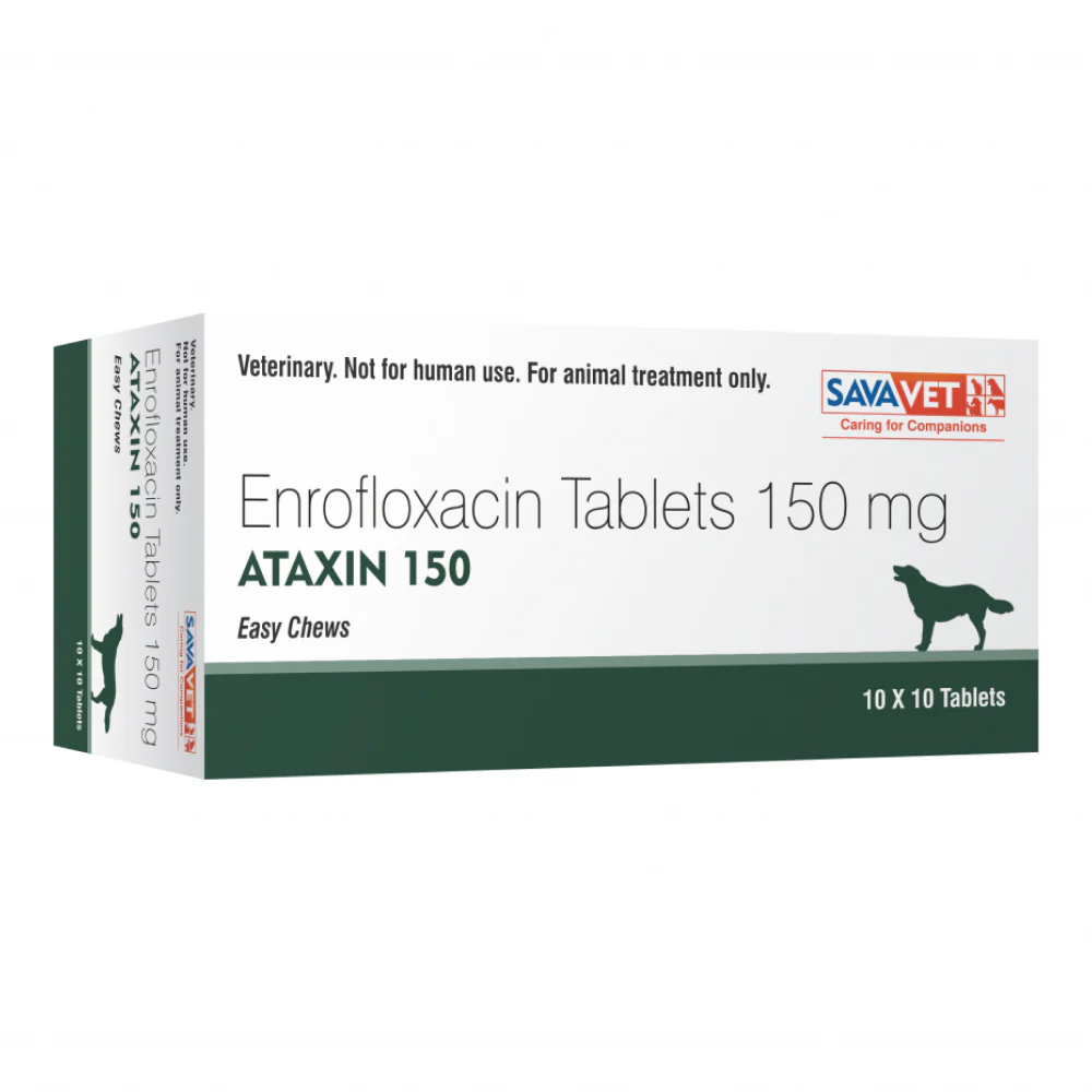 Savavet Ataxin (Enrofloxacin) Tablet for Dogs & Cats (pack of 10 tablets) - Image 3