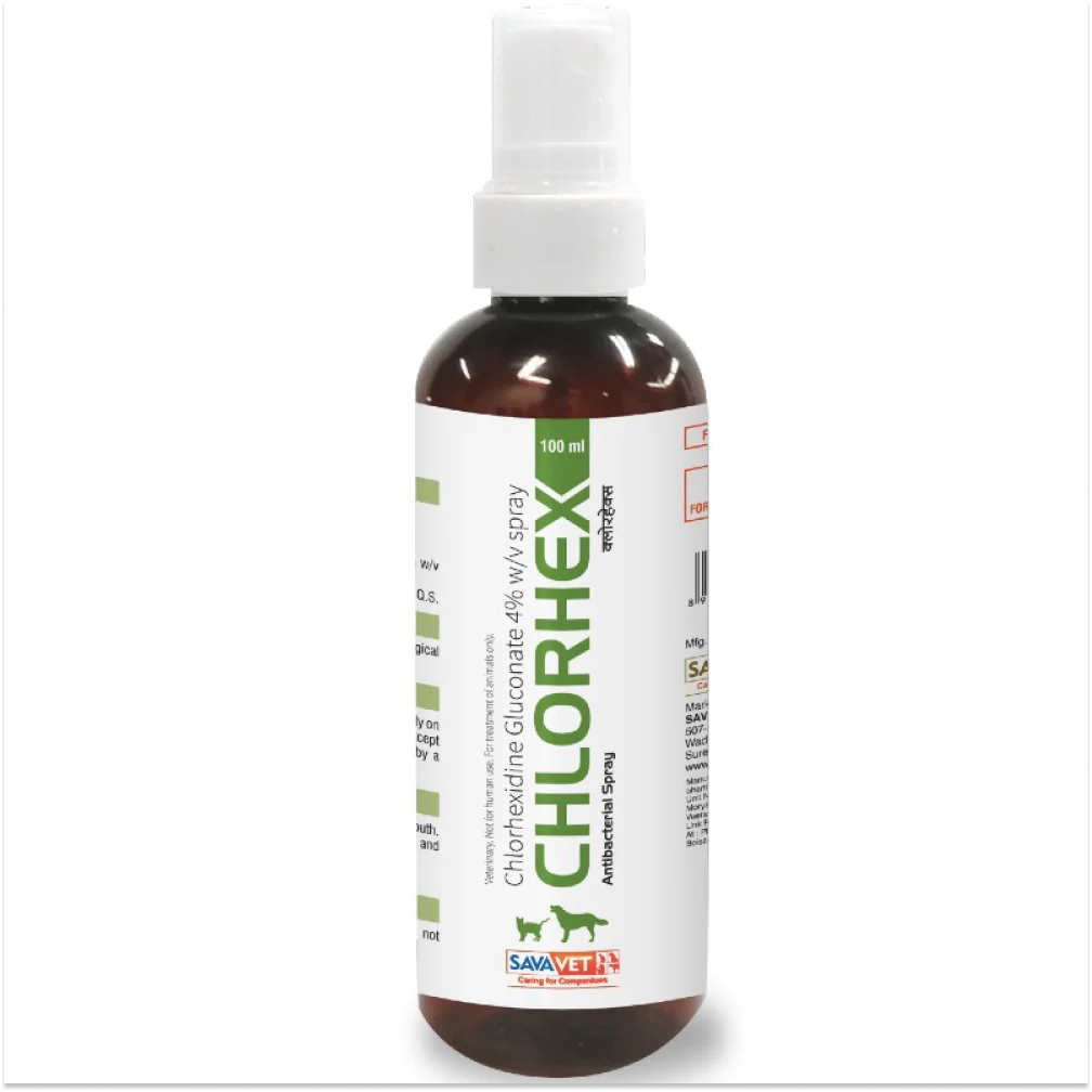 Savavet Chlorhex (Chlorhexidine) Spray for Dogs & Cats (100ml) - Image 2