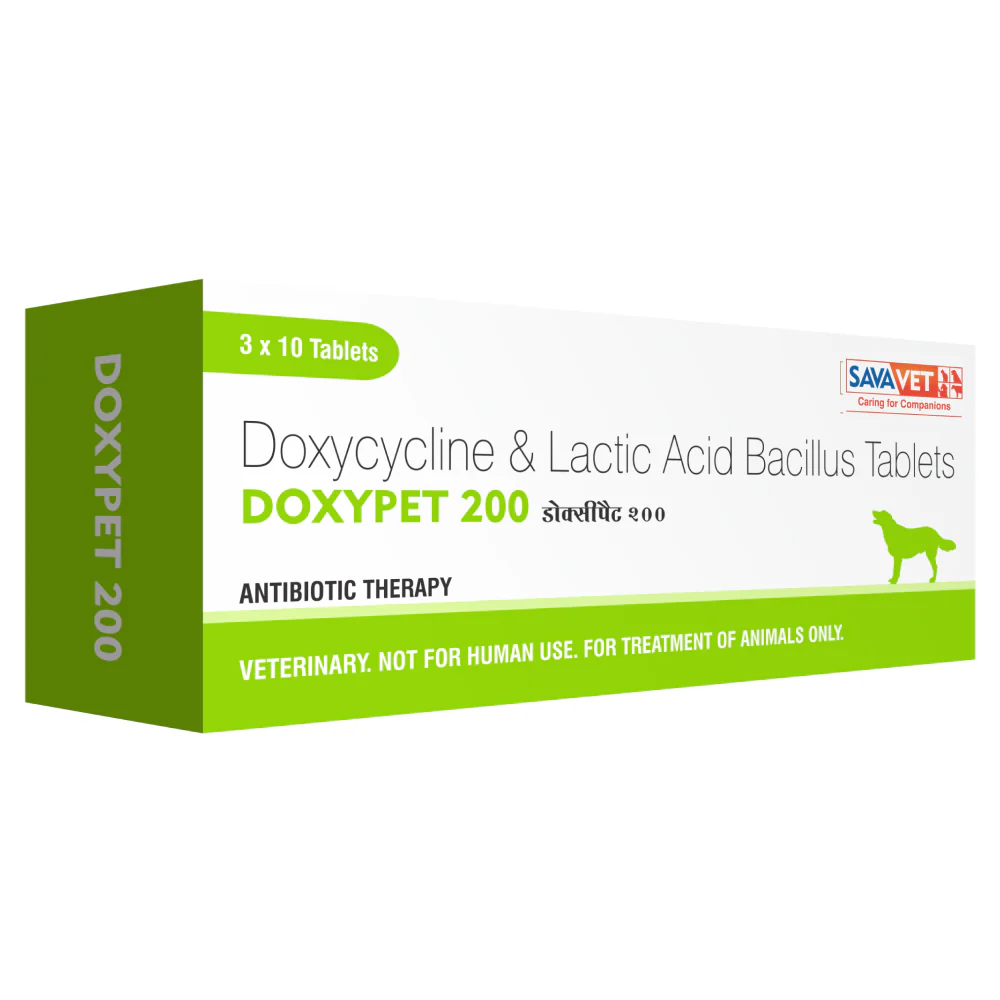 Savavet Doxypet (Doxycycline) Tablet for Dogs and Cats (pack of 10 tablets) - Image 3