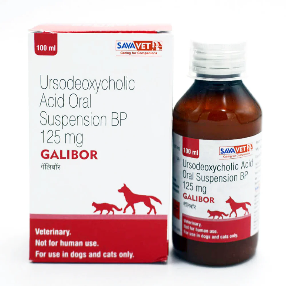 Savavet Galibor Supsension (Ursodeoxycholic Acid) for Dogs & Cats (100ml) - Image 2