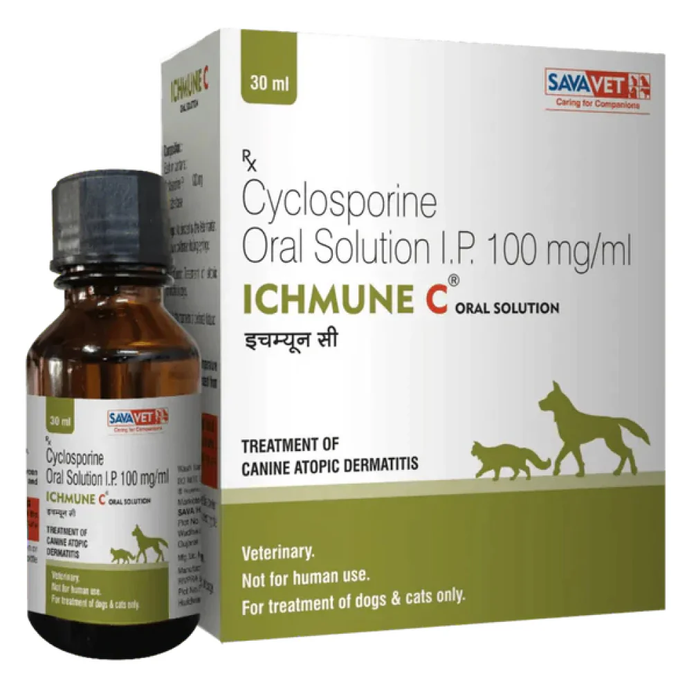 Savavet Ichmune C (Cyclosporine) Oral Solution for Dogs & Cats - Image 3