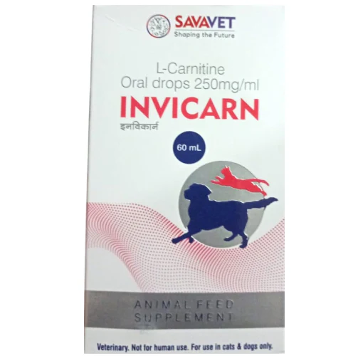 Savavet Invicarn Oral Drops (L Carnitine) for Dogs and Cats