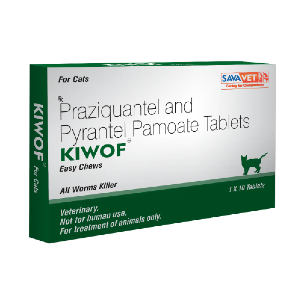 Savavet Kiwof Cat Deworming Tablet (pack of 10 tablets) - Image 2