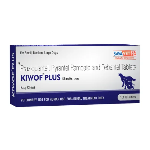 Savavet Kiwof Plus Dog Deworming Tablet (10 tablets) and Fiprofort Plus Tick & Flea Control Spot On for Dogs (20-40kg) Combo - Image 2