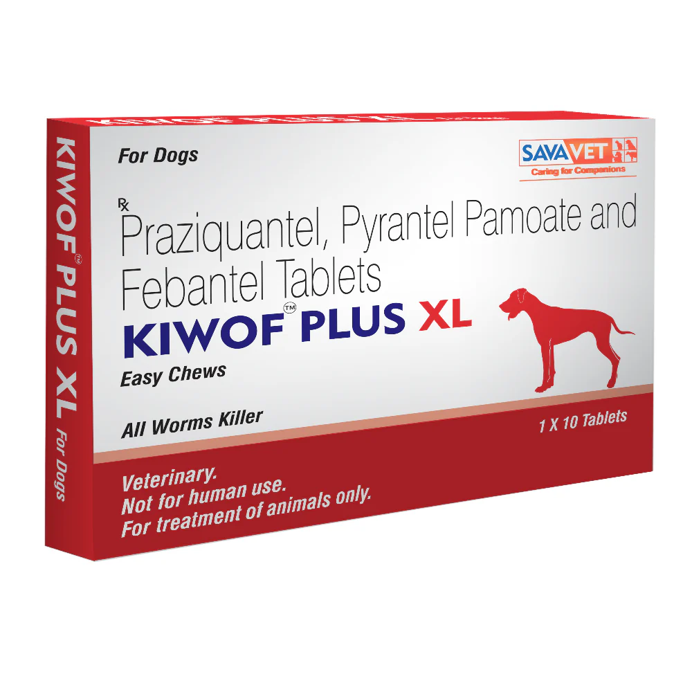 Savavet Kiwof Plus XL Dog Deworming Tablet - Image 2