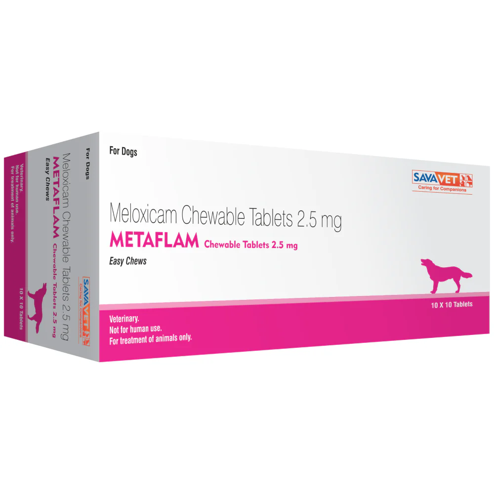 Savavet Metaflam (Meloxicam) Dog 2.5mg Tablet (10 tablets) - Image 2