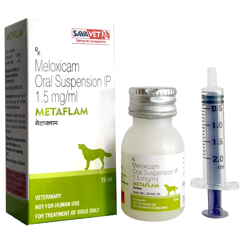 Savavet Metaflam (Meloxicam) Oral Suspension or Dogs (15ml) - Image 2