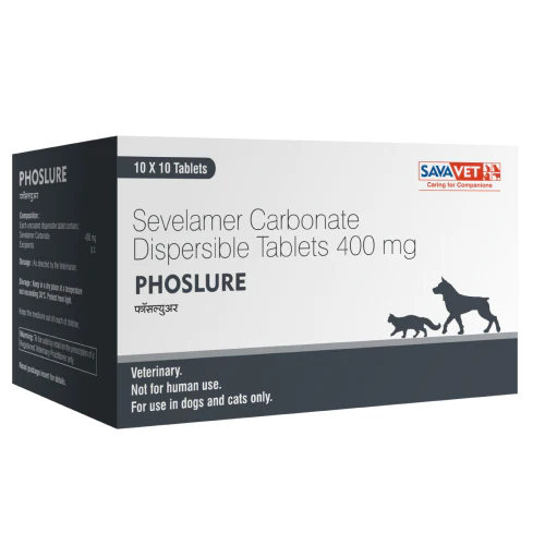 Savavet Phoslure 400mg tablet (Sevelamer Carbonate) for Dogs and Cats