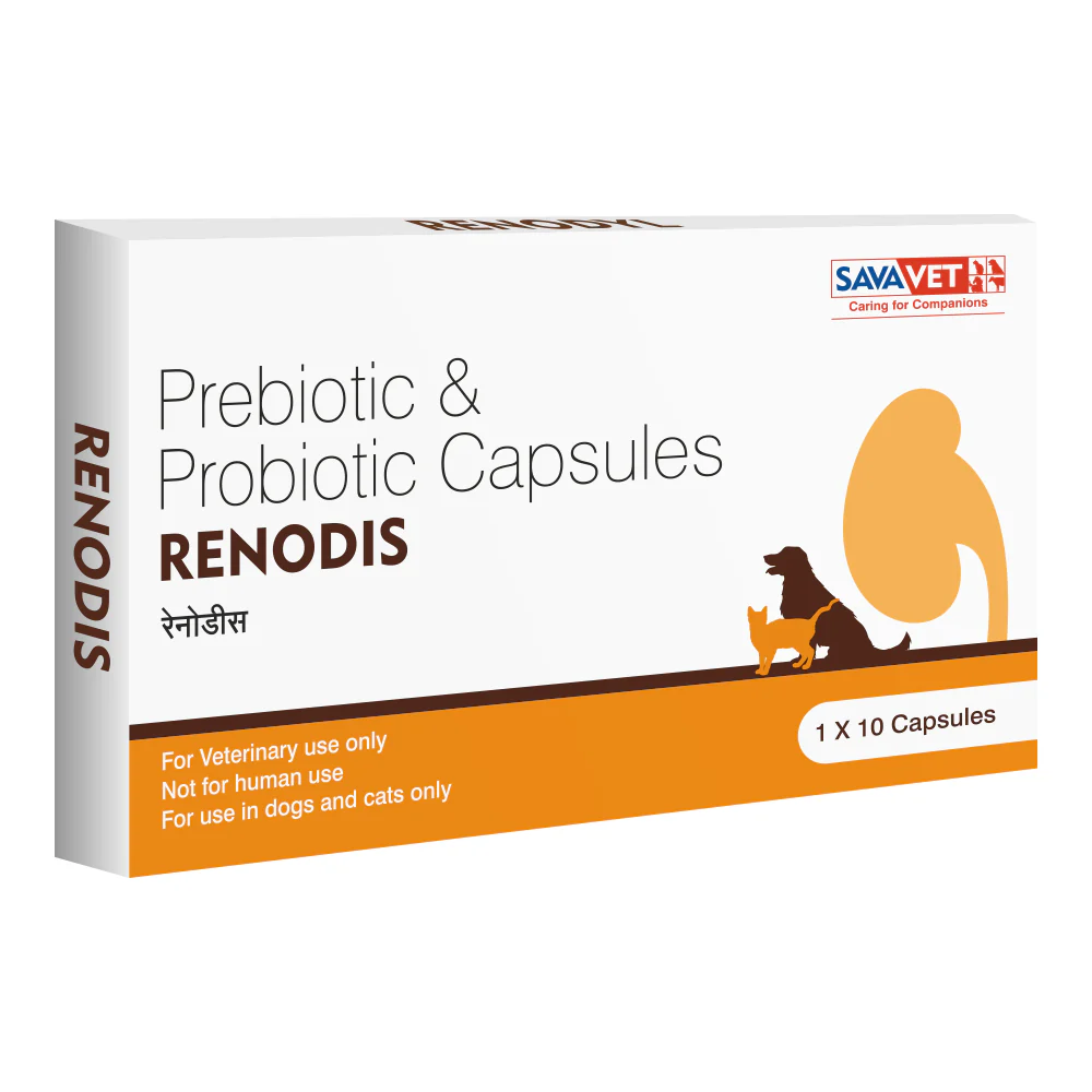 Savavet Renodis Capsules Prebiotics & Probiotics for Dogs and Cats - Image 2