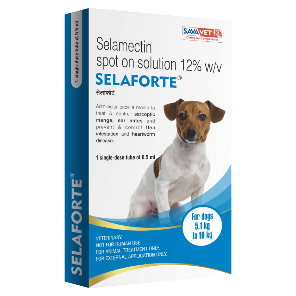 Savavet Selaforte (Selamectin) Tick and Flea Control Spot On for Dogs - Image 2