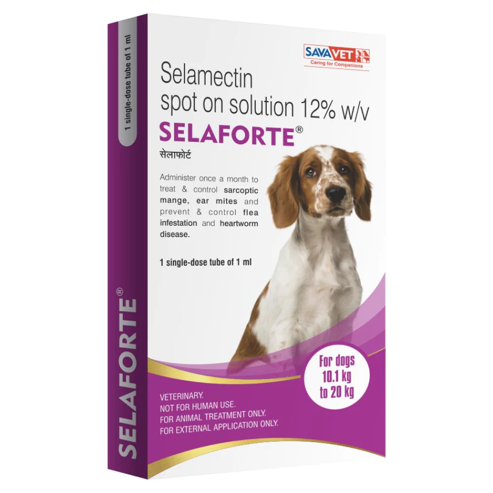 Savavet Selaforte (Selamectin) Tick and Flea Control Spot On for Dogs - Image 3