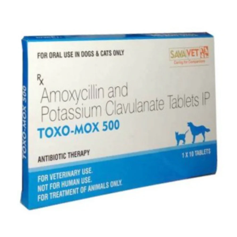 Savavet Toxo Mox (Amoxycillin) Tablets for Dogs & Cats (pack of 10 tablets) - Image 3