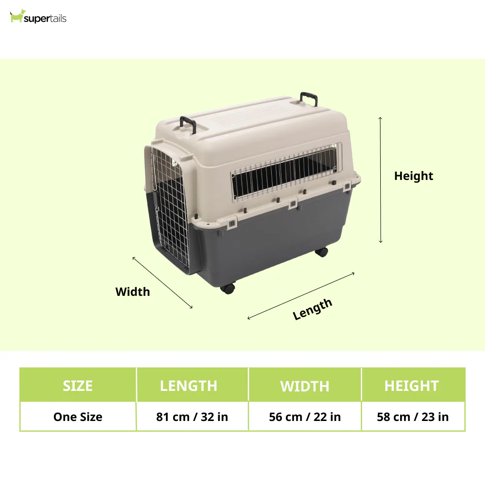 Savic Andes 5 Carrier for Dogs and Cats (Ivory) - Image 2
