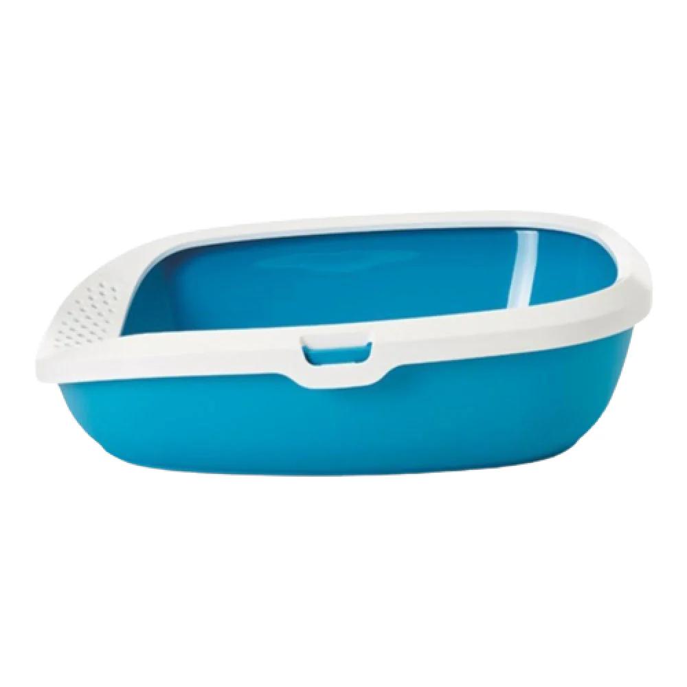 Savic Gizmo Litter Tray with Rim for Cats (Twilight Blue) - Image 3