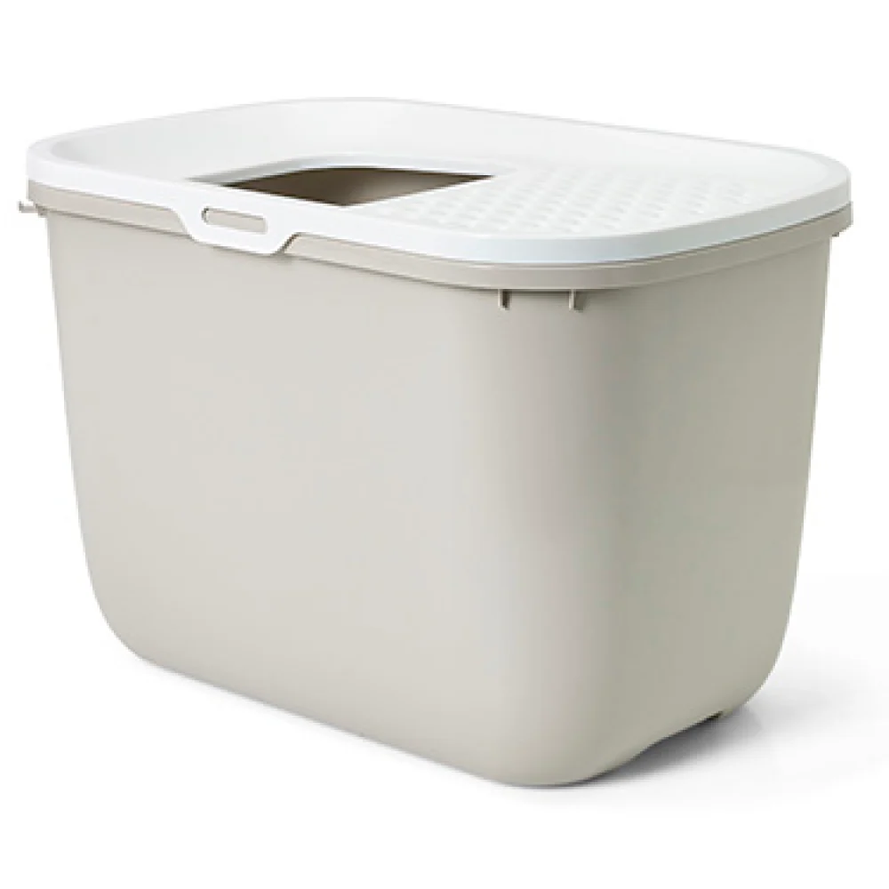 Savic Hop In Modern Litter Tray Box for Cats (Mocha) - Image 6