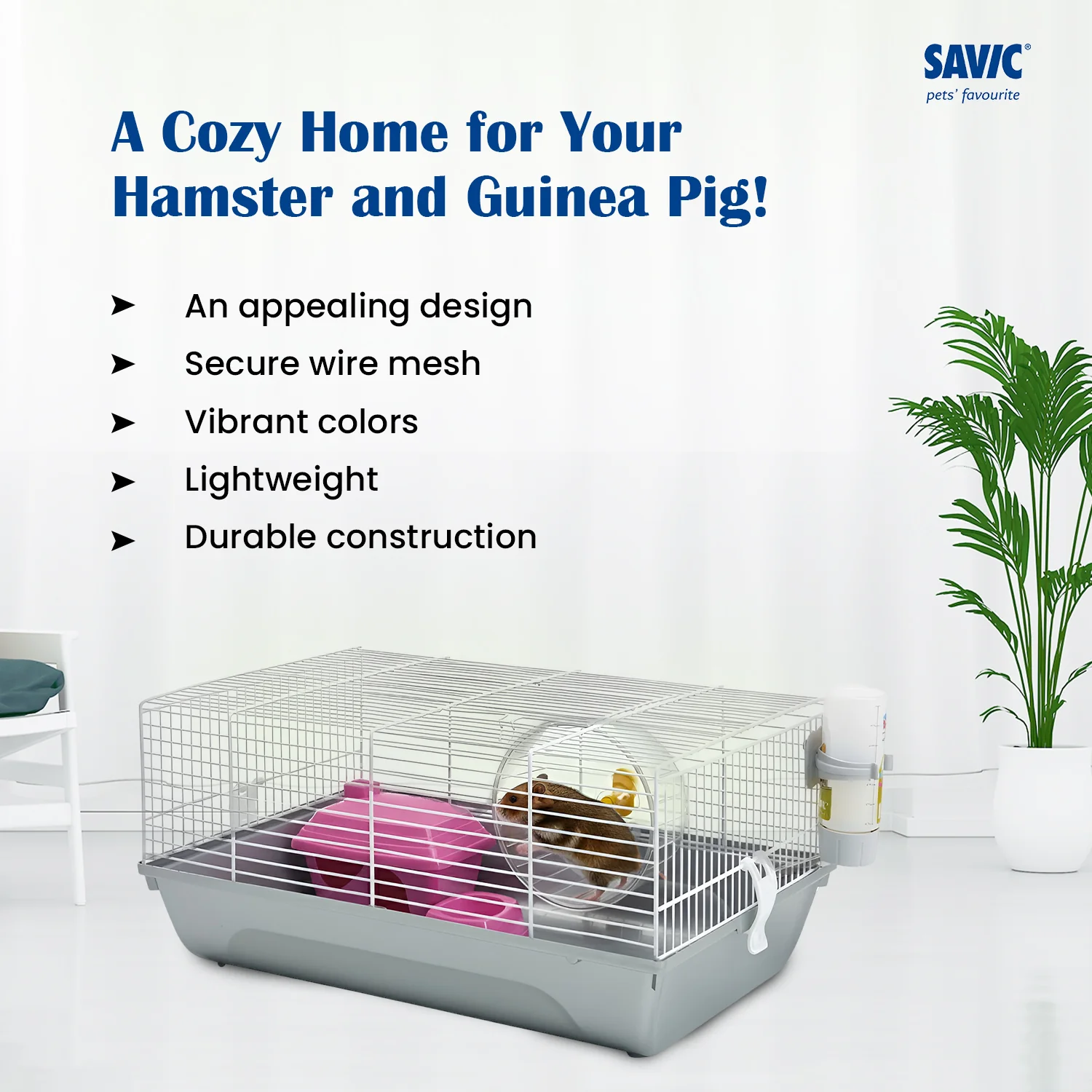 Savic Martha Cage for Hamsters and Guniea Pigs - Image 4